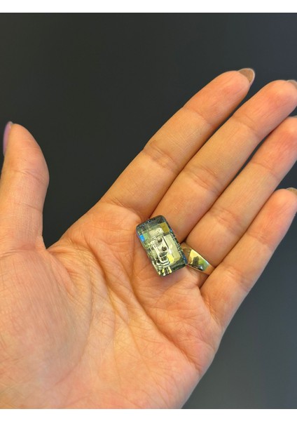 Kristal Cam Düğme Giyim Aksesuarı 2x1 cm fiyatları