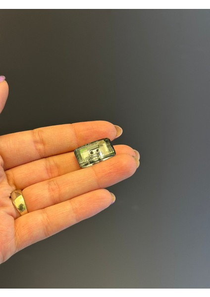 Kristal Cam Düğme Giyim Aksesuarı 2x1 cm modelleri