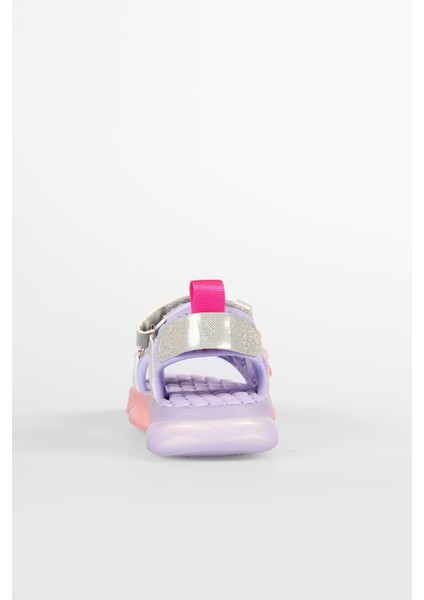 Can Bebe Işıklı Phylon Sandalet Lila