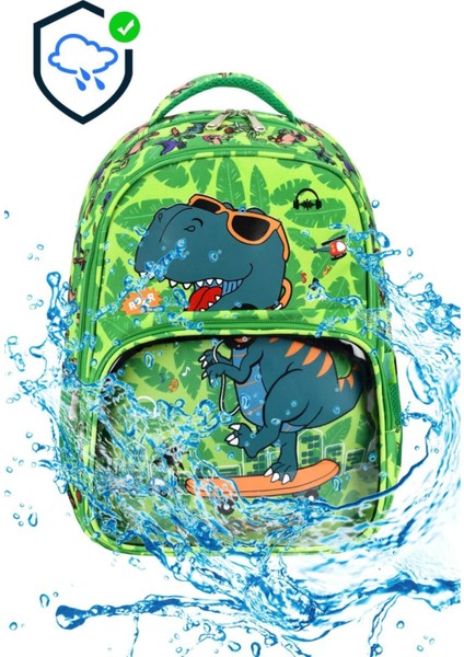 Su Geçirmez Erkek Ilkokul Çantası + Beslenme Çantası + Kalemlik fırsatları