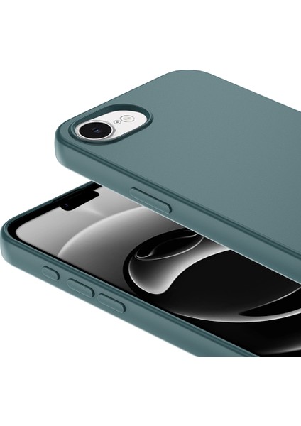 iPhone 16E Kılıf Zore Mara Lansman Kapak + Hayalet Ekran Koruyucu