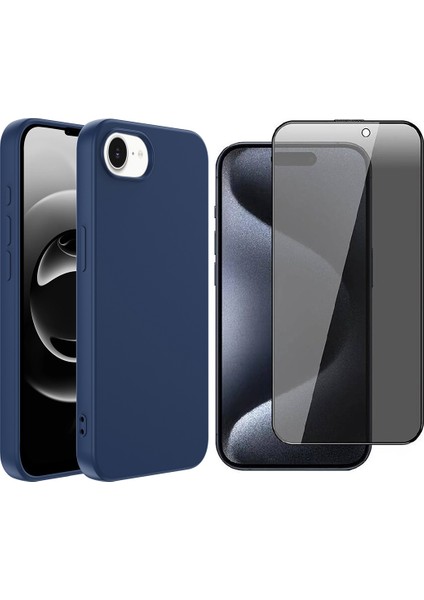 Apple iPhone 16E Kılıf Zore Mara Lansman Kapak + Hayalet Ekran Koruyucu