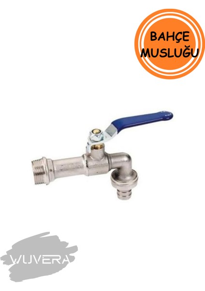 3/4” Pirinç Bahçe Musluğu – Krom Kaplama, Yüksek Debi & Dış Mekan Dayanıklılığı