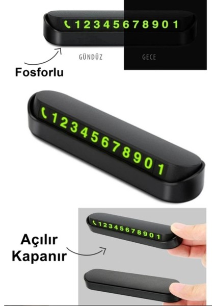 Araç Içi Park Telefon Numarası -Fosforlu Numaratör