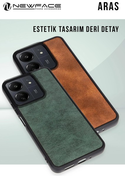 Xiaomi Redmi Note 13 Pro 5g Kılıf Aras Deri Kapak - Lacivert Glstd