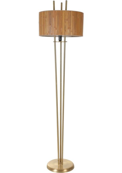 Belen Eskitme Lambader Silindir Bambu 01 Abajurlu