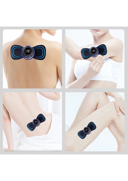 Buffer® Titreşimli USB Şarj Aletli Mini Elektrikli Kelebek Masaj Aleti