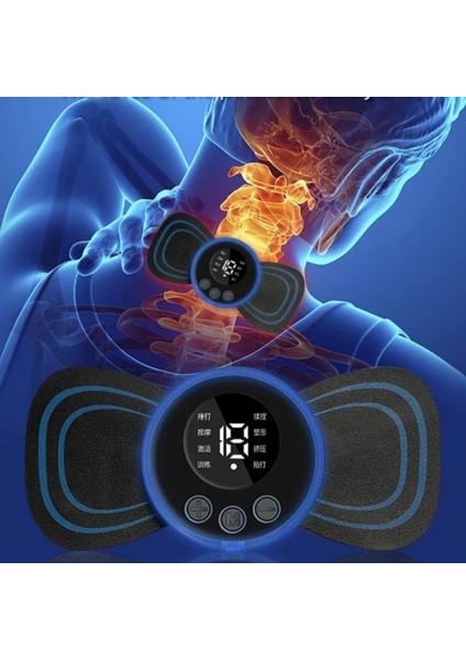 Buffer® Titreşimli USB Şarj Aletli Mini Elektrikli Kelebek Masaj Aleti