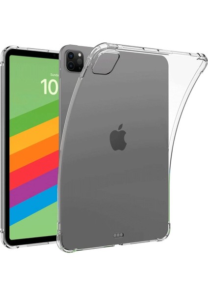 Ipad Pro 13 (2024) Kılıf Şeffaf Tablet Silikon - Şeffaf Glstd