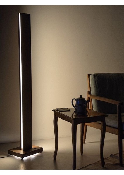 Akıllı Ahşap LED Lambader