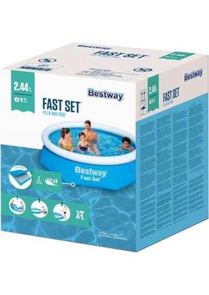 Büyük Şişme Havuz 2.44 M X 61 Cm fiyatları