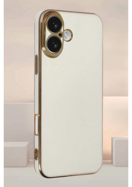 Apple iPhone 16 Kılıf Volet Silikon - Kırmızı Glstd