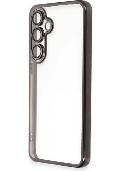 Samsung Galaxy S24 Fe Kılıf Razer Lensli Silikon - Siyah Glstd