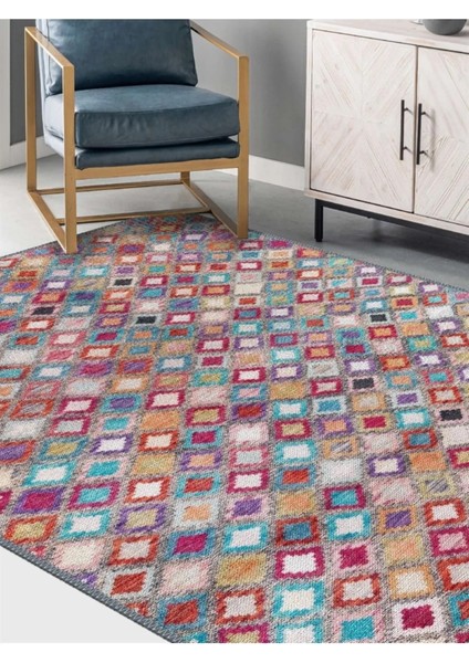 Modern Desenli Halı, Dokuma Taban Dekoratif Şönil modelleri