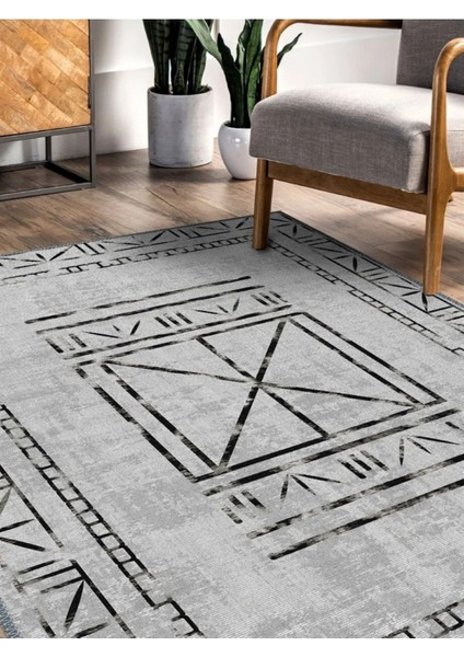 Modern Desenli Halı, Dokuma Taban Dekoratif Şönil