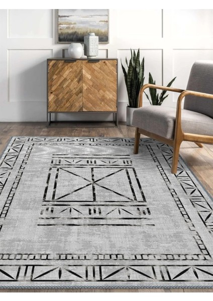 Modern Desenli Halı, Dokuma Taban Dekoratif Şönil