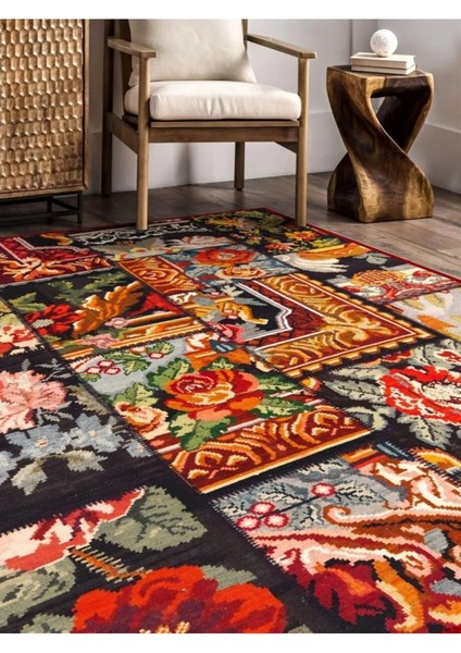 Modern Desenli Halı, Dokuma Taban Dekoratif Şönil modelleri