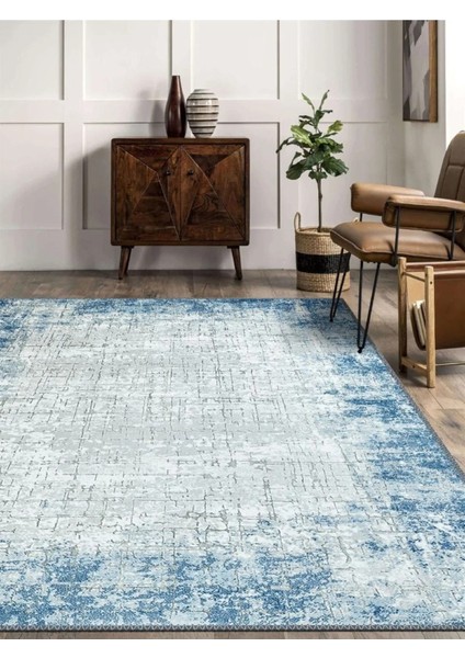 Modern Desenli Halı, Dokuma Taban Dekoratif Şönil Dkm-28