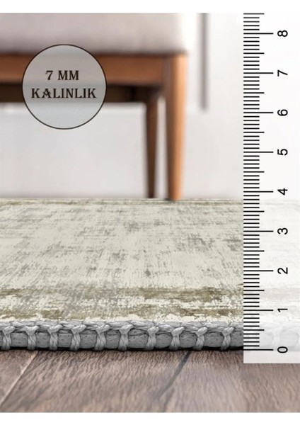 Modern Desenli Halı, Dokuma Taban Dekoratif Şönil Dkm-19