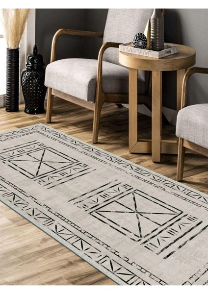 Modern Desenli Halı, Dokuma Taban Dekoratif Şönil