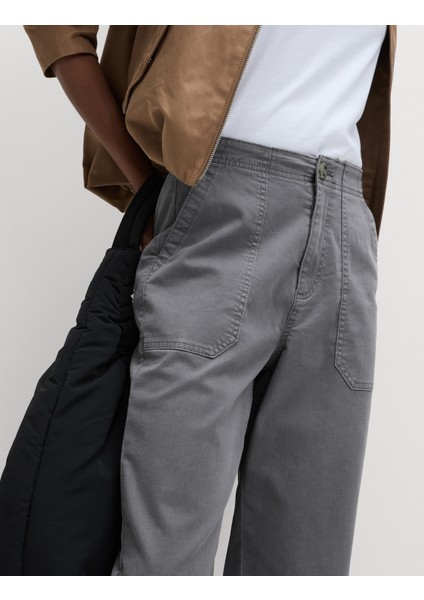 Pamuk Karışımlı Slim Fit Jogger Pantolon