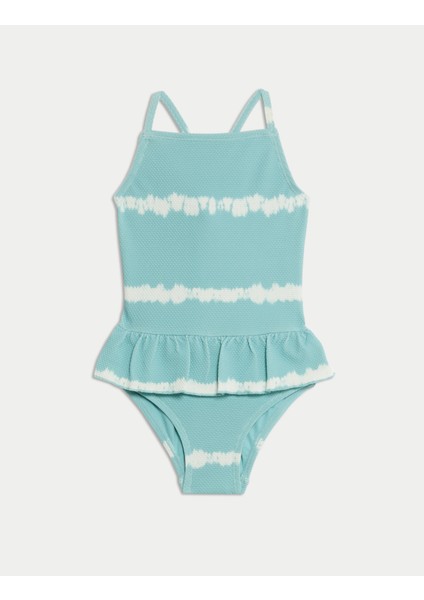 Bağcıklı Desenli Mayo (2–8 Yaş)