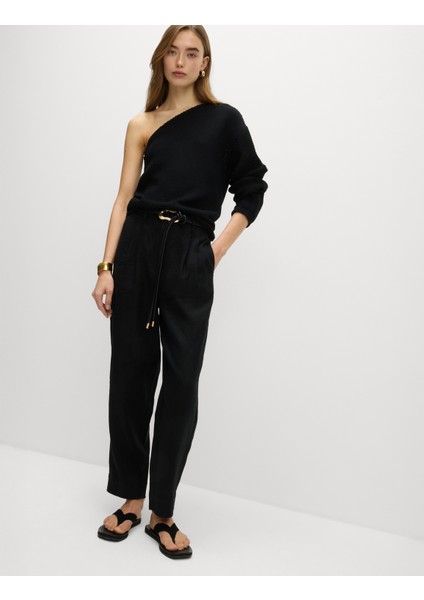 Saf Keten Tapered Pantolon fiyatları