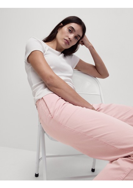 Straight Leg Grazer Chino Pantolon