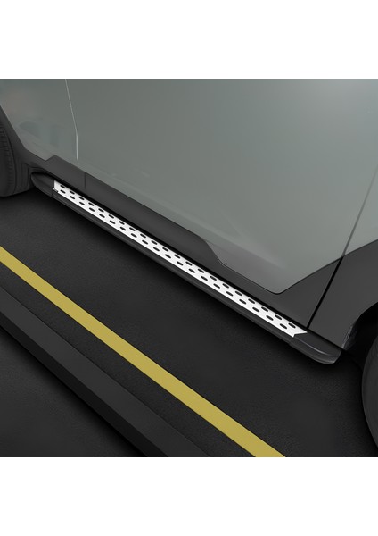 Fiat Egea Cross Yan Basamak Marşpiyel Koruma 2020 Model ve Sonrası Dotline Gri