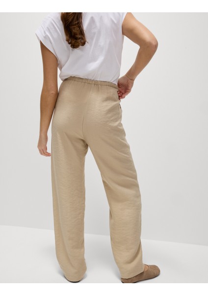 Lyocell Zengin Düz Straight Leg Pantolon modelleri