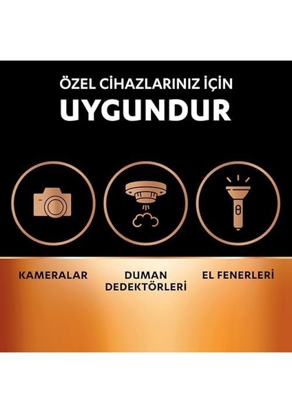 CR123 Yüksek Güçlü Lityum Pil (2 Li Paket) 3V (CR123A / CR17345) - Uzun Kullanım Ömrü - Kameralarda, Duman Dedektörlerinde Kullanım Için - 10 Yıl Depolama Ömrü Garantisi - Sızıntı Önleme