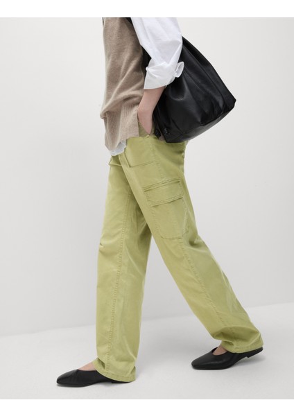 Liyosel Kargo Orta Bel Straight Fit Pantolon modelleri
