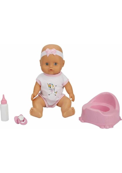 2030121 Sunman, Boubou Altını Islatan ve Konuşan Bebek Seti 30 cm