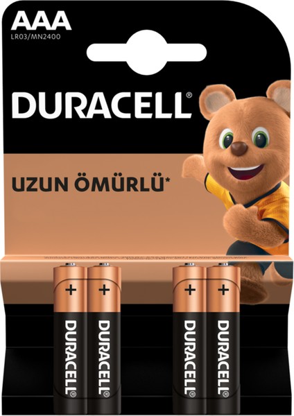 Basic 4'lü Aaa İnce Kalem Pil