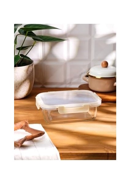 Soft 1050 ml Borosilikat Saklama Kabı
