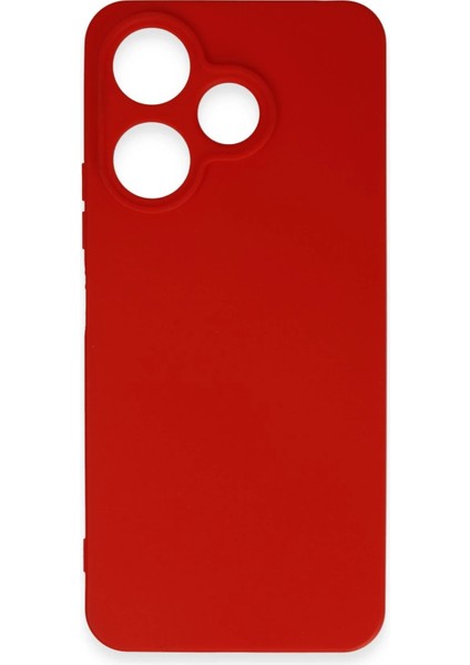 Xiaomi Redmi 13 4g Kılıf First Silikon - Kırmızı Glstd