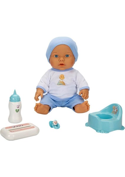 1030141 Sesli Bebelou Tuvalet Zamanı Bebek Seti 32 cm -Sunman