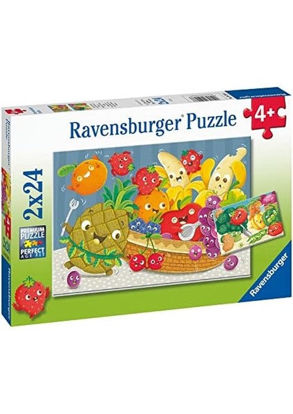 2X24 Parçalı Puzzle Meyveler