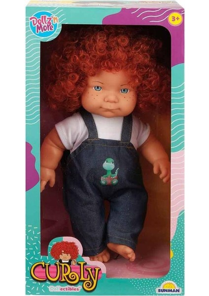 30151 Sunman, Curly Kıvırcık Saçlı Bebek 35 cm