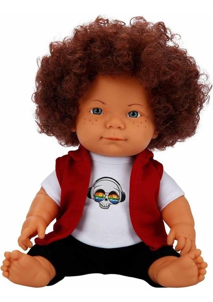 30151 Sunman, Curly Kıvırcık Saçlı Bebek 35 cm