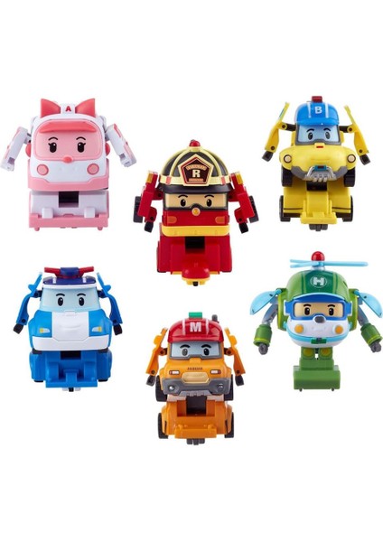 Polı ZR-915 Robocar Poli Quick Transforming Mini Rescue Deluxe Set