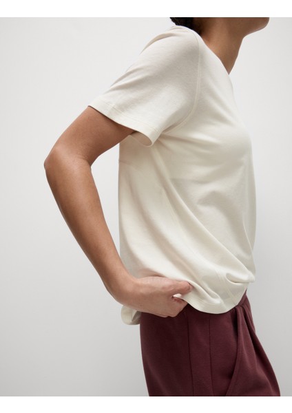 Bisiklet Yaka Relaxed Fit T-Shirt fiyatları