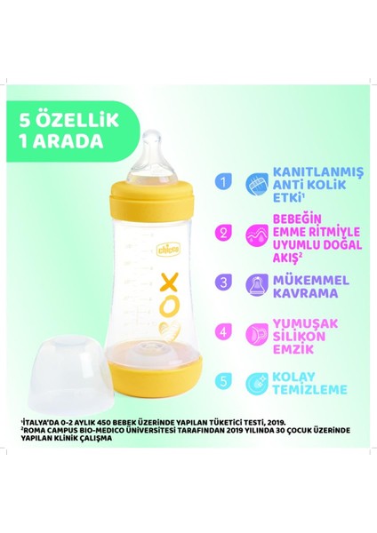 Chicco Perfect 5 Antikolik Biberon Pp 240 ml Boy