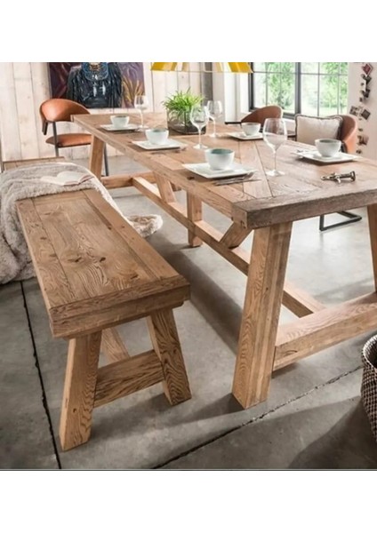 Espra Doğal Ahşap Ağaç Bench