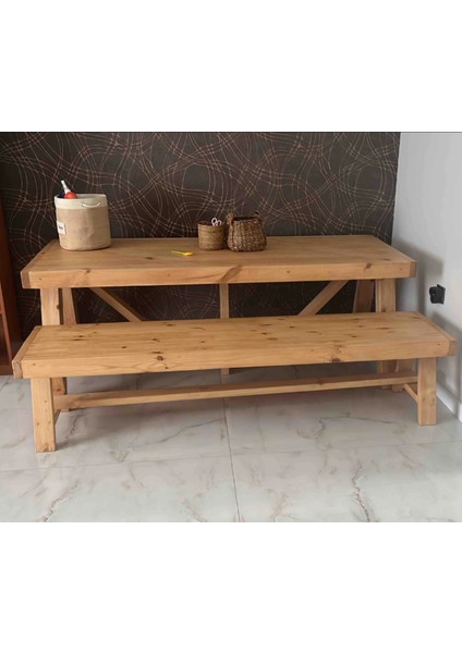 Espra Doğal Ahşap Ağaç Bench
