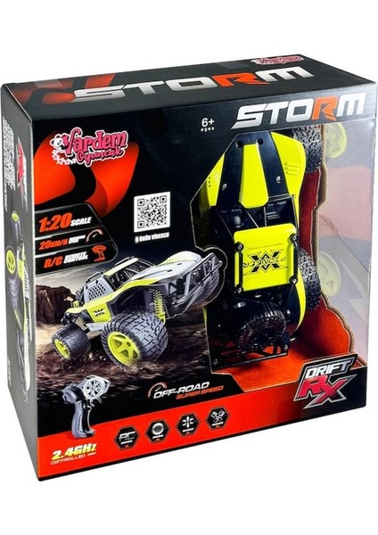 SYR-66764MA Kumandalı 2.4ghz Şarjlı 1:20 Storm Drift Araba