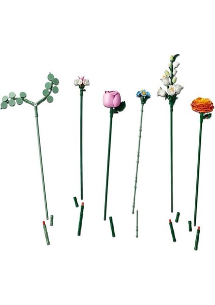 10342 LEGO Iconic Botanicals Pembe Çiçek Buketi 749 Parça +18 Yaş