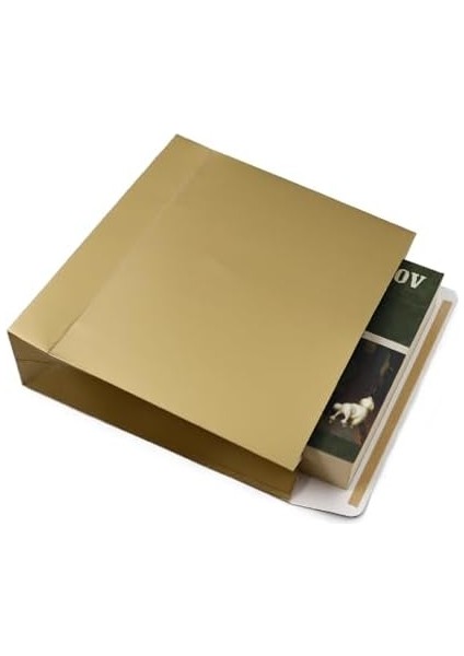 Design 25X23 Kitap Boy Gold Hediye Kutusu