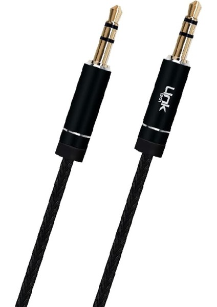 A430 Senior 3.5mm Aux Ses Aktarım Kablosu Örgü 1mt