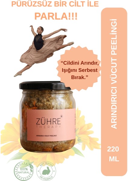 Vücut Peelingi Arındırıcı Vücut Peeling – Doğal Tanecikli Temizlik 210 ml